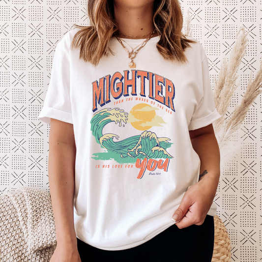Mightier Than The Waves Vintage Tee - Birdie & Co